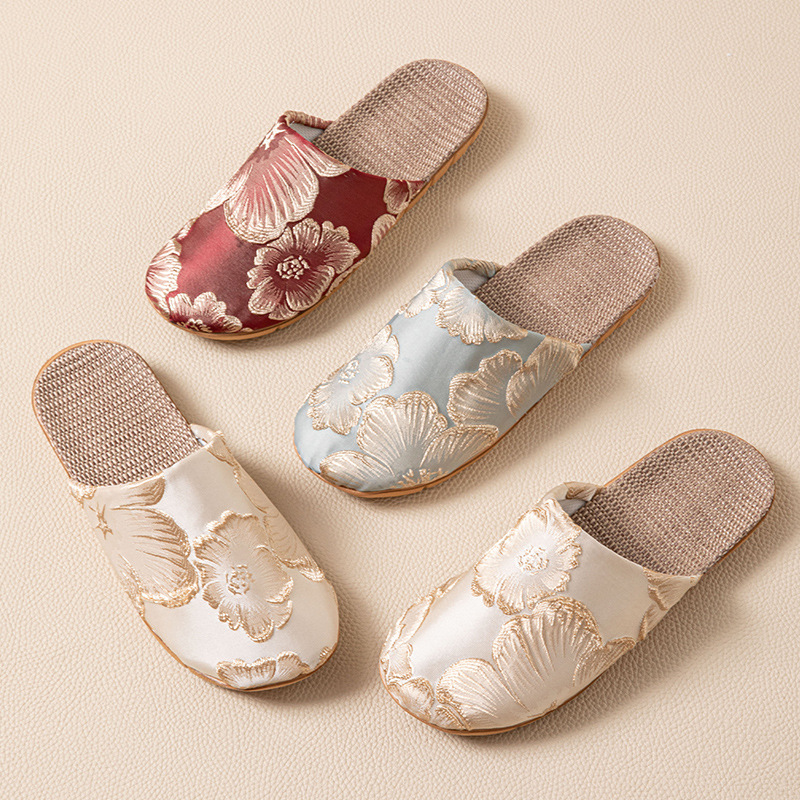 Linen Roller Blind - Silk Elegant Mule Slippers Women Home