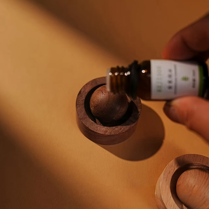 Interior Design Ideas - Elegant Wooden Aroma Diffuser, Rotating Design