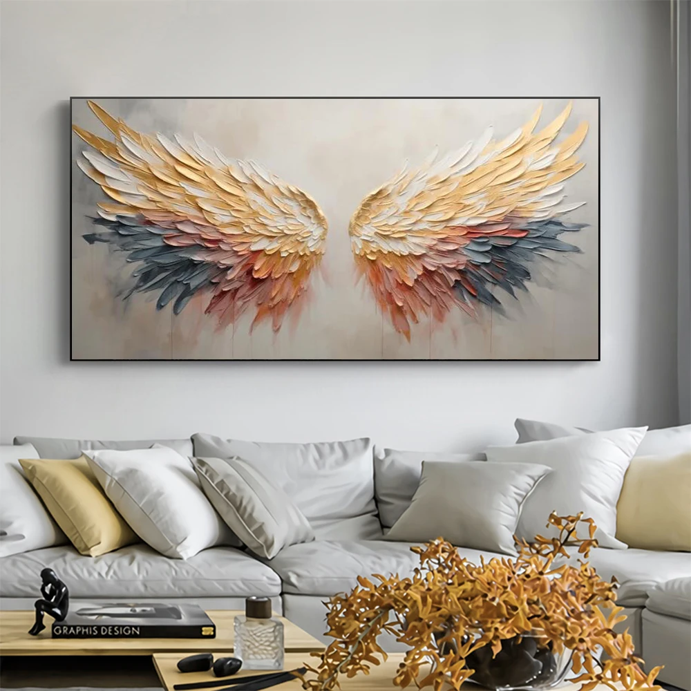 Colorful Abstract Angel Wing O - đánh giá và giá Interior Design Sketch