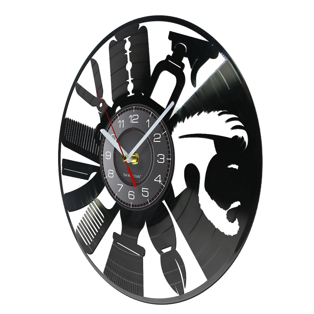 Hair Salon Tools Wall Clock Ba - đánh giá và giá Interior Design Living Room Ideas
