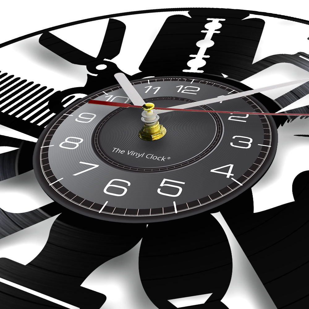Hair Salon Tools Wall Clock Ba - đánh giá và giá Interior Design Living Room Ideas