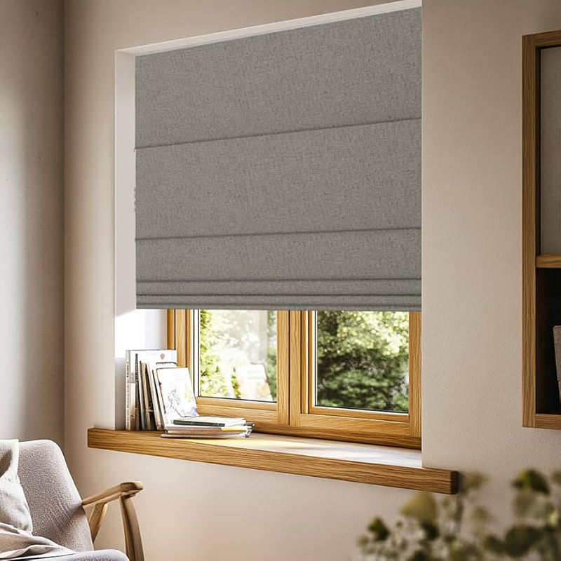 French Linen Blackout Roman Bl - đánh giá và giá Linen Roller Blind